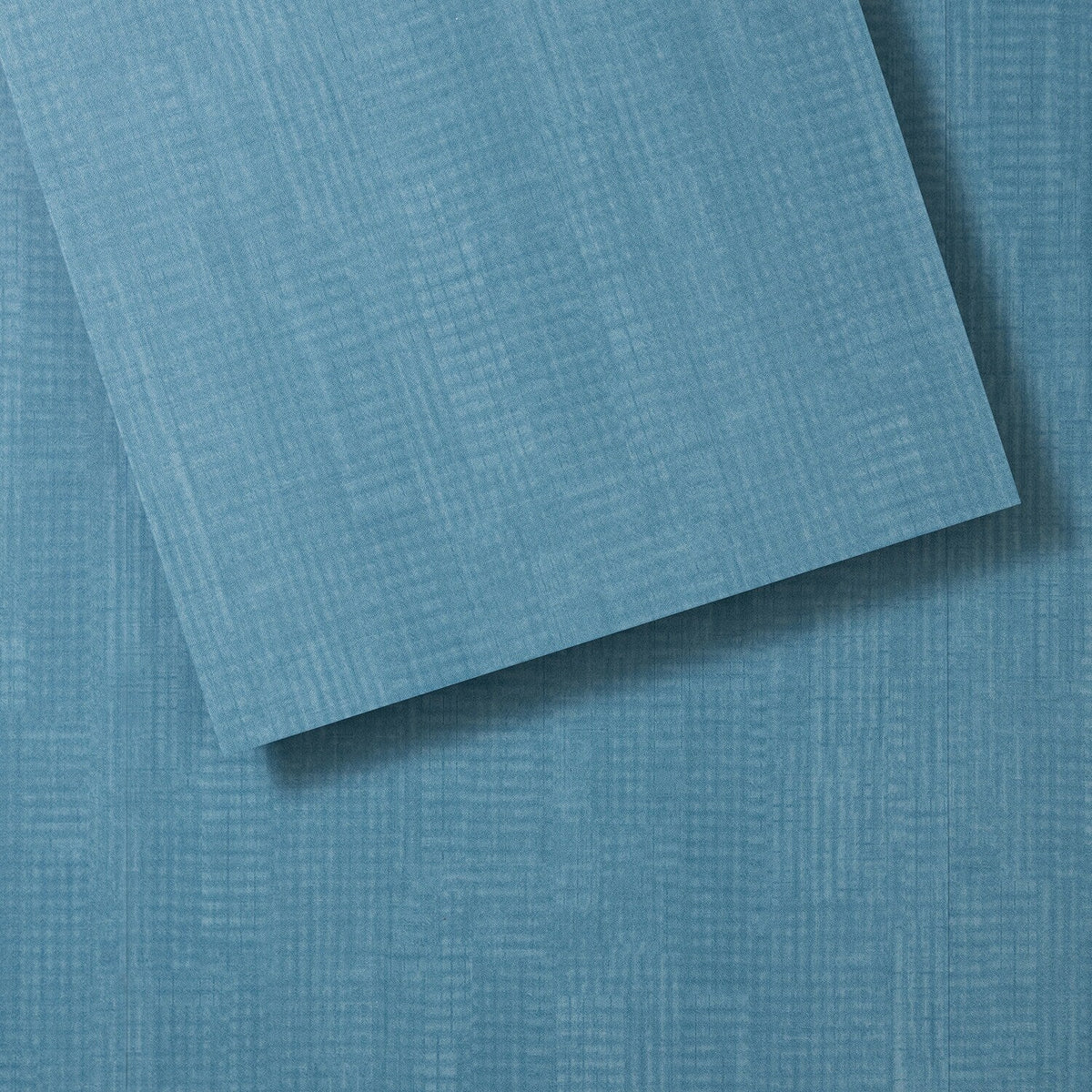 Lucida USA (Sample) FabCore Forget-me-not Blue Patterned Look 28-mil Water Resistant Glue Down Vinyl Tile