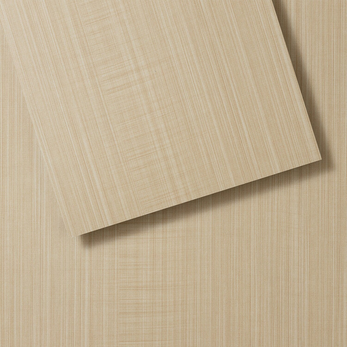 Lucida USA (Sample) FabCore Harvest Weave Brown Patterned Look 28-mil Water Resistant Glue Down Vinyl Tile