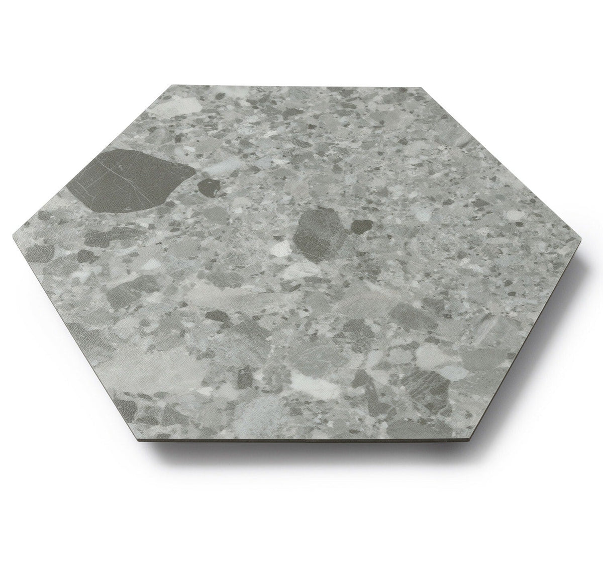 Lucida USA Gray Quartz Gray Stone Look 28-mil x 9-in W x 10-in L Waterproof Glue Down Luxury Vinyl Tile Flooring (12.25-sq ft/ Carton)