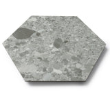 Lucida USA (Sample) MosaiCore Gray Quartz Gray Stone Look 28-mil Waterproof Glue Down Vinyl Tile