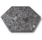 Lucida USA (Sample) MosaiCore Charcoal Quartz Gray Stone Look 28-mil Waterproof Glue Down Vinyl Tile