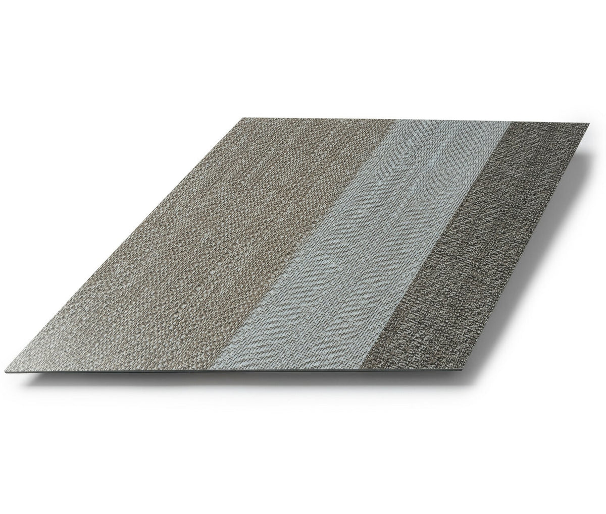 Lucida USA (Sample) MosaiCore Sahara Braid Gray Patterned Look 28-mil Waterproof Glue Down Vinyl Tile