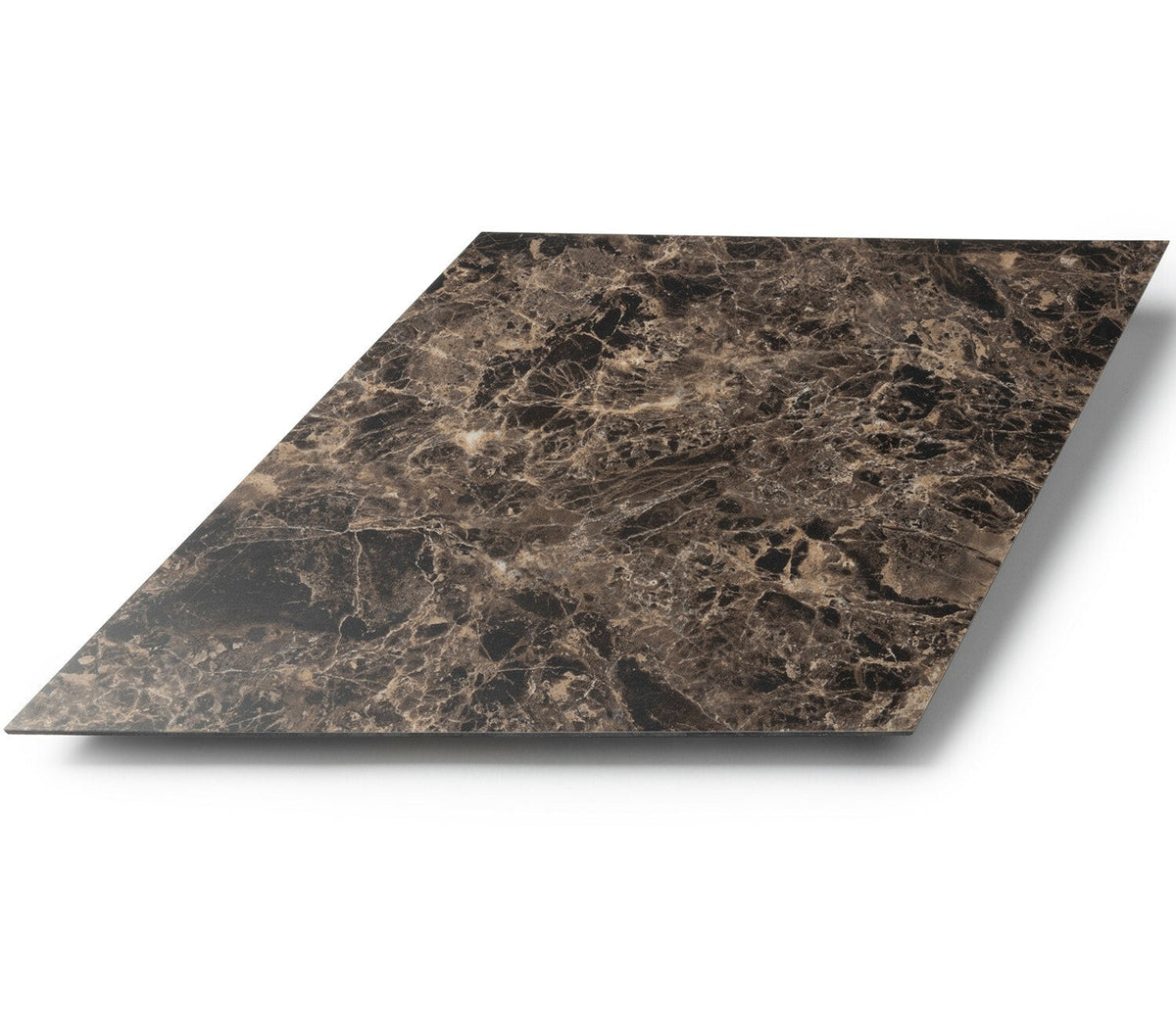 Lucida USA (Sample) MosaiCore Smoke Stone Brown Stone Look 28-mil Waterproof Glue Down Vinyl Tile