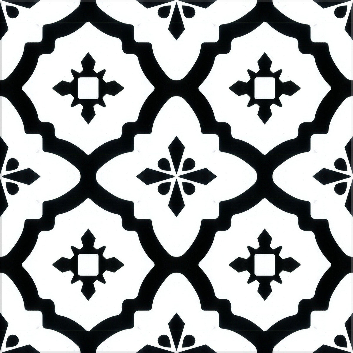 Lucida USA Venetian Black Patterned Look 12-mil x 12-in W x 12-in L Waterproof Peel and Stick Vinyl Tile Flooring (36-sq ft/ Carton)