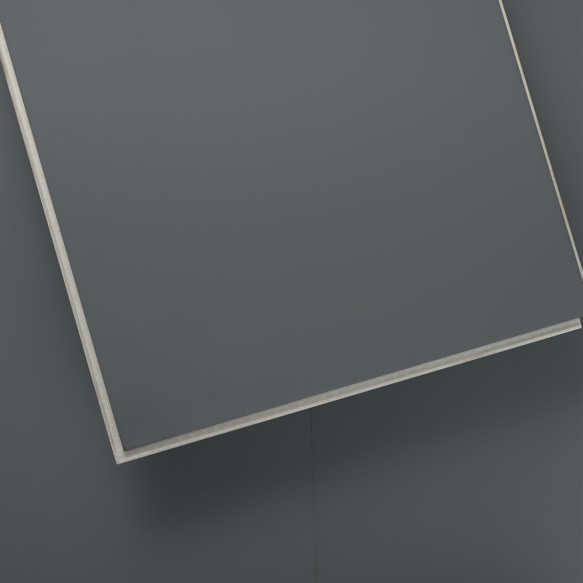 Lucida USA (Sample) MonoCore Truffle Gray Solid 22-mil Interlocking Luxury Vinyl Plank