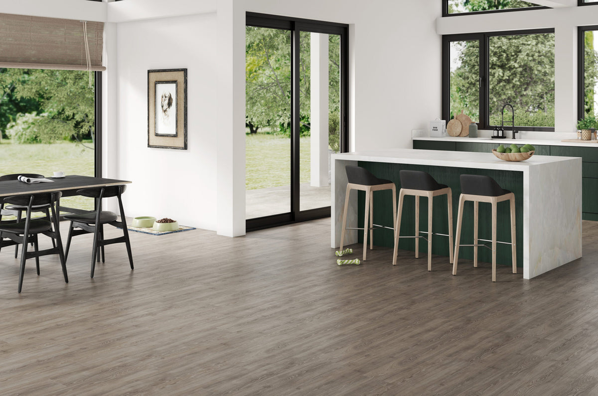 STAINMASTER PetProtect Willow 20-mil x 7-in W x 48-in L Waterproof Interlocking Luxury Vinyl Plank Flooring