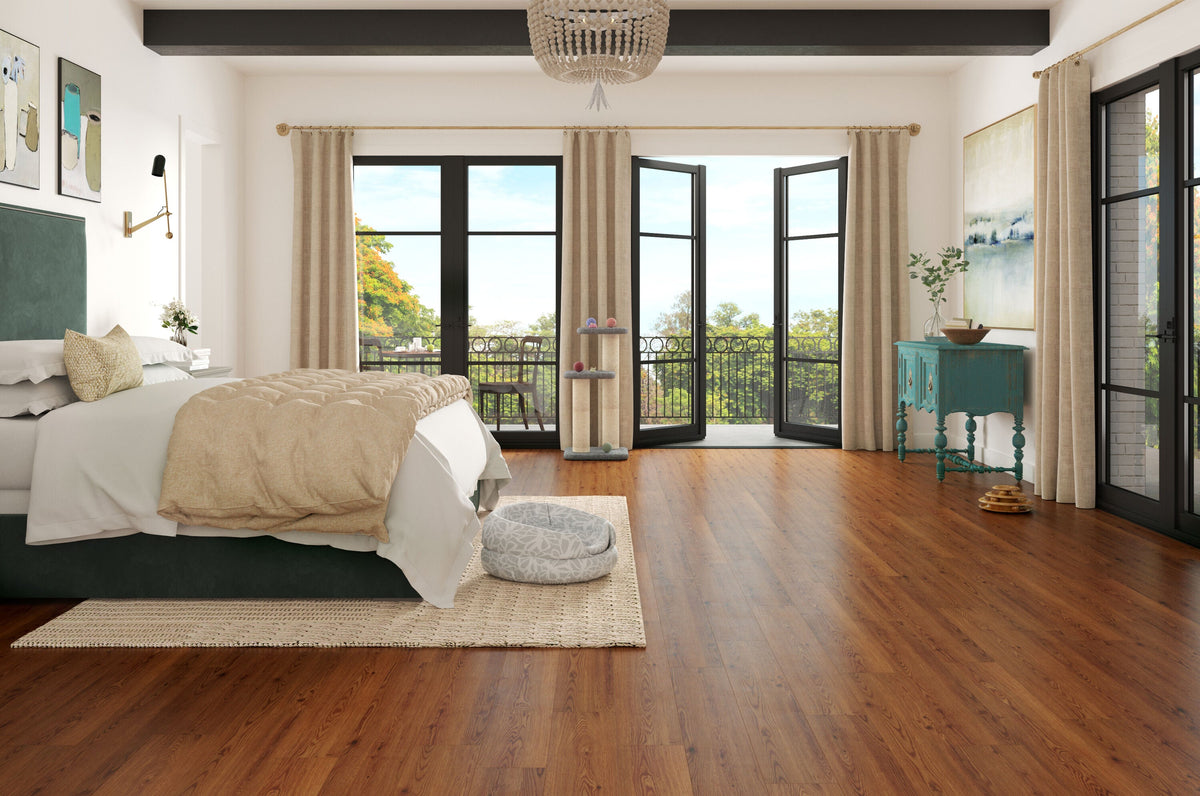 STAINMASTER PetProtect Honeycomb 7-mm x 7-in W x 48-in L Waterproof Interlocking Luxury Vinyl Plank Flooring (18.57-sq ft/case)