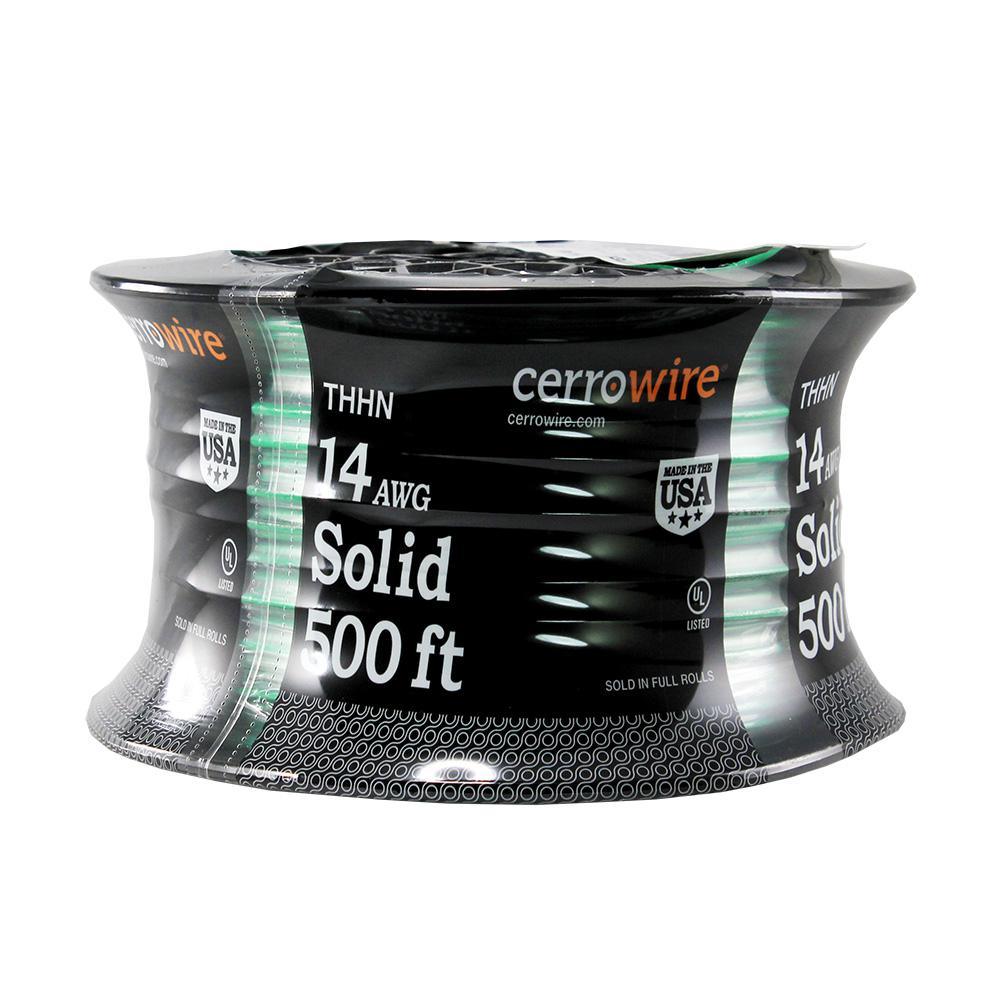 500 ft. 14/1 White Solid THHN Wire - Super Arbor