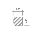 Apollo Tile 10-Pack Snow White 1-in x 12-in Marble Pencil Tile (0.667-sq. ft/ Carton)