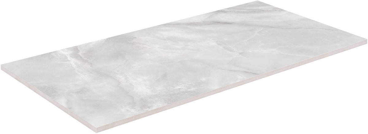 Satori Regent Onyx Lumiere 24-in x 48-in Polished Porcelain Marble Look Floor and Wall Tile (7.75-sq. ft/ Piece)