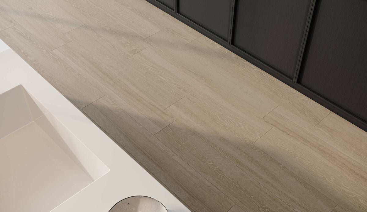 Satori Montana Creek 8-in x 48-in Matte Porcelain Wood Look Floor Tile (2.58-sq. ft/ Piece)