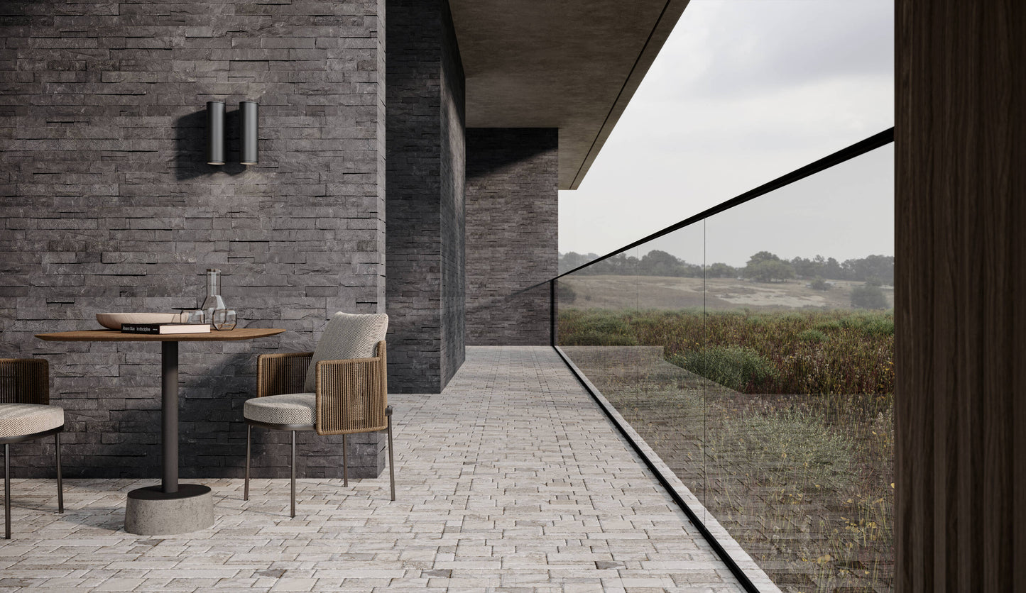 Satori Carmen Charcoal 16-in x 24-in Matte Porcelain Wall Tile (2.31-sq. ft/ Piece)