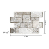 Satori Carmen Charcoal 16-in x 24-in Matte Porcelain Wall Tile (2.31-sq. ft/ Piece)