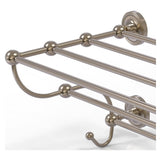 Allied Brass Prestige Regal Collection 36-in Train Rack Towel Shelf in Antique Pewter