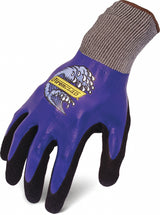 IRONCLAD Hydro Series Sandy Nitrile Double Dipped Gloves, Small