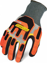 IRONCLAD Octane Nitrile Knit Glove - XS, Double Dipped, Gray