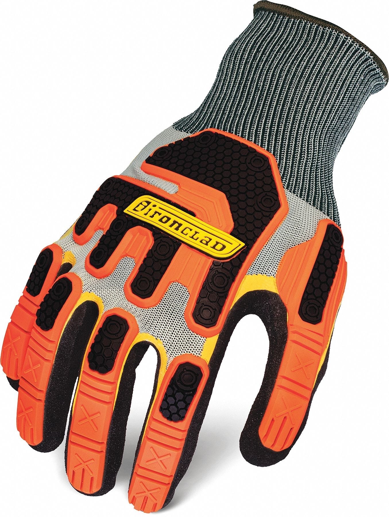 IRONCLAD Octane Nitrile Double Dipped Knit Gloves - Size S, Full Finger