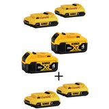 20-Volt MAX Lithium-Ion Battery Pack (4-Pack) with Bonus 20-Volt MAX Lithium-Ion Compact Battery Pack 2.0 Ah (2-Pack) - Super Arbor