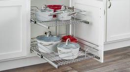 Rev-A-Shelf 17.5-in W x 6-in H 1-Tier Pull Out Metal Baskets & Organizers