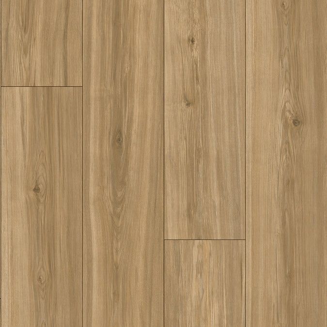 STAINMASTER Sunnyview Hickory 10-mm T x 7-1/2-in W x 50-in L Waterproof Wood Plank Laminate Flooring (21.06-sq ft / Carton)