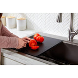 Avenue Stainless Steel 33 in. Single Bowl Undermount/Drop-in Kitchen Sink with Faucet and Workstation Kit