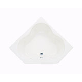ProFlex 4-1/2 ft. Acrylic Oval Drop-in Whirlpool in White with Heater - Super Arbor