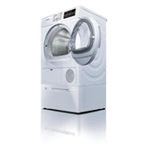 Bosch 300 4-cu ft Stackable Ventless Electric Dryer (White)
