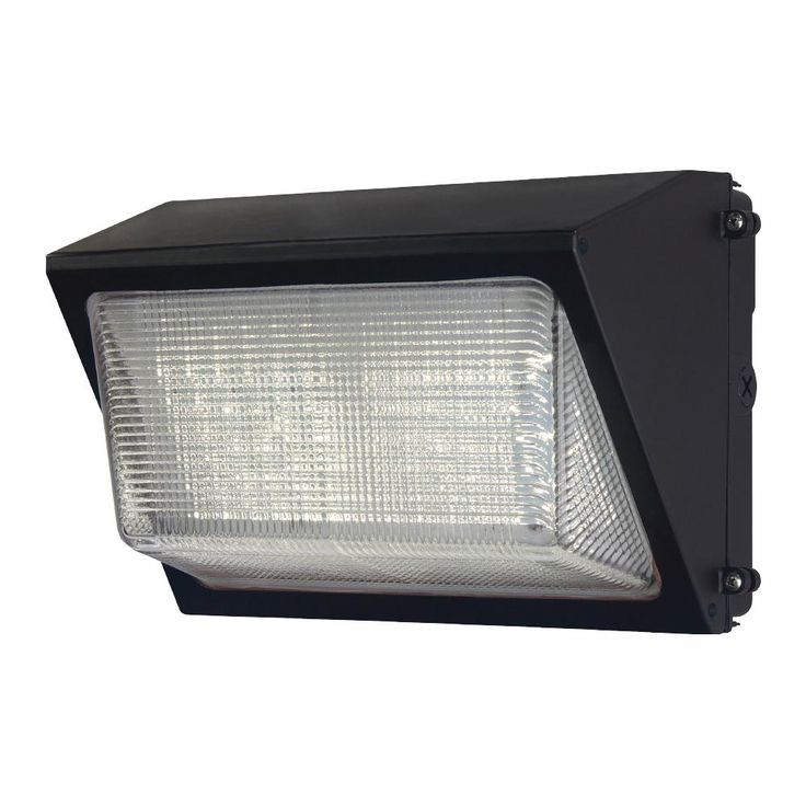 High-Output 450-Watt Equivalent Integrated Outdoor LED Wall Pack, 6800 Lumens, Dusk to Dawn Outdoor Security Light
