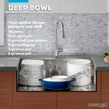 KOHLER Ludington Farmhouse Apron Front Stainless Steel 32 in. Single Bowl Kitchen Sink Kit with Accessories