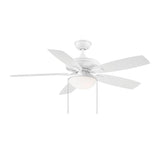 Gazebo III 52 in. Indoor/Outdoor Natural Iron Ceiling Fan with Light Kit