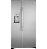 GE 25.1 cu. ft. Side-by-Side Refrigerator in Fingerprint Resistant Stainless Steel, GSS25IYNFS