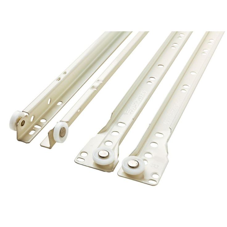 12 in. Self-Closing Bottom Mount Drawer Slide (1-Pair)