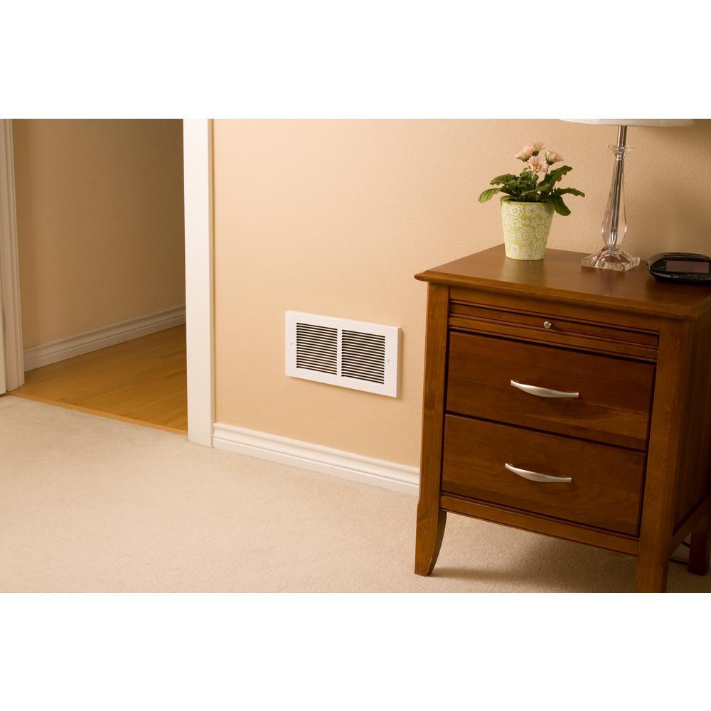 Register Multi-Watt 240/208-Volt Fan-Forced Wall Heater Assembly Only - Super Arbor