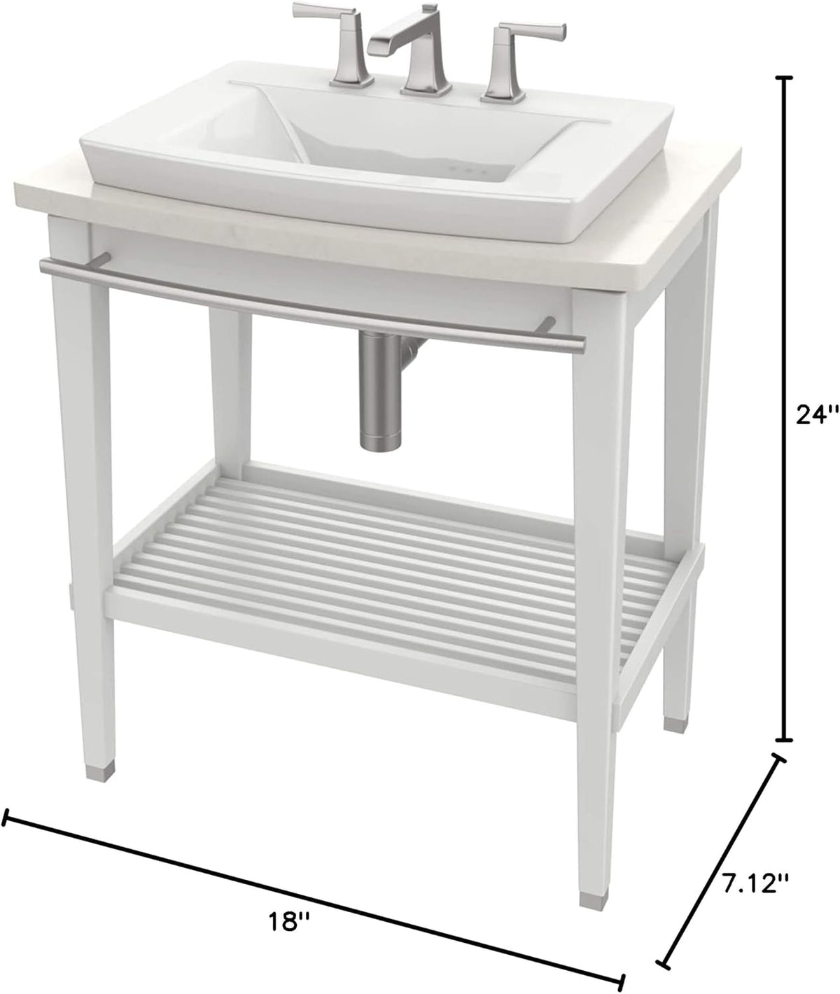 American Standard Townsend 7.125 in. Above-Counter Sink Basin in Linen