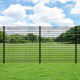 Ironcraft Euro 2-in W Black Powder-coat Steel Decorative Metal Security Universal Fence Post