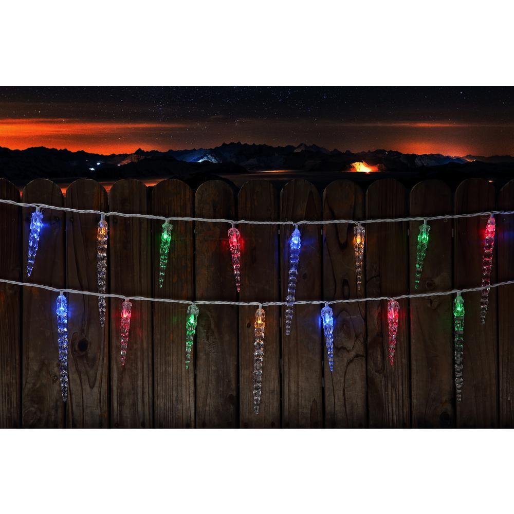 Bundle - 80 Light Multi- Color Icicle LED Light with Wireless Smart Control + 80 Light Add-on - Super Arbor