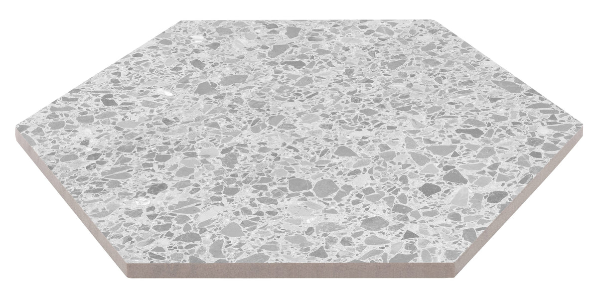 Satori Aurora Ash 8-in x 10-in Matte Porcelain Hexagon Floor and Wall Tile (0.44-sq. ft/ Piece)