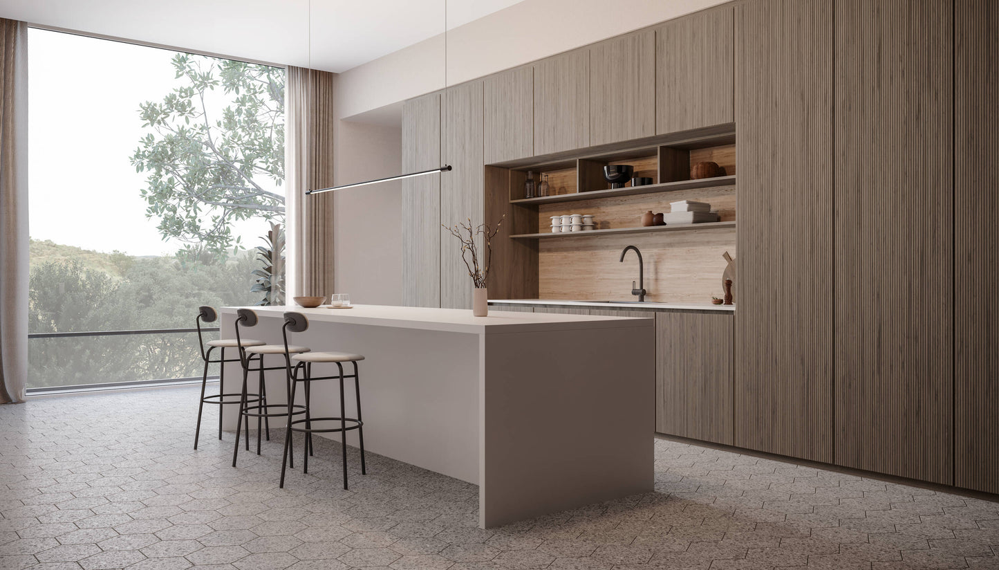 Satori Aurora Ash 8-in x 10-in Matte Porcelain Hexagon Floor and Wall Tile (0.44-sq. ft/ Piece)