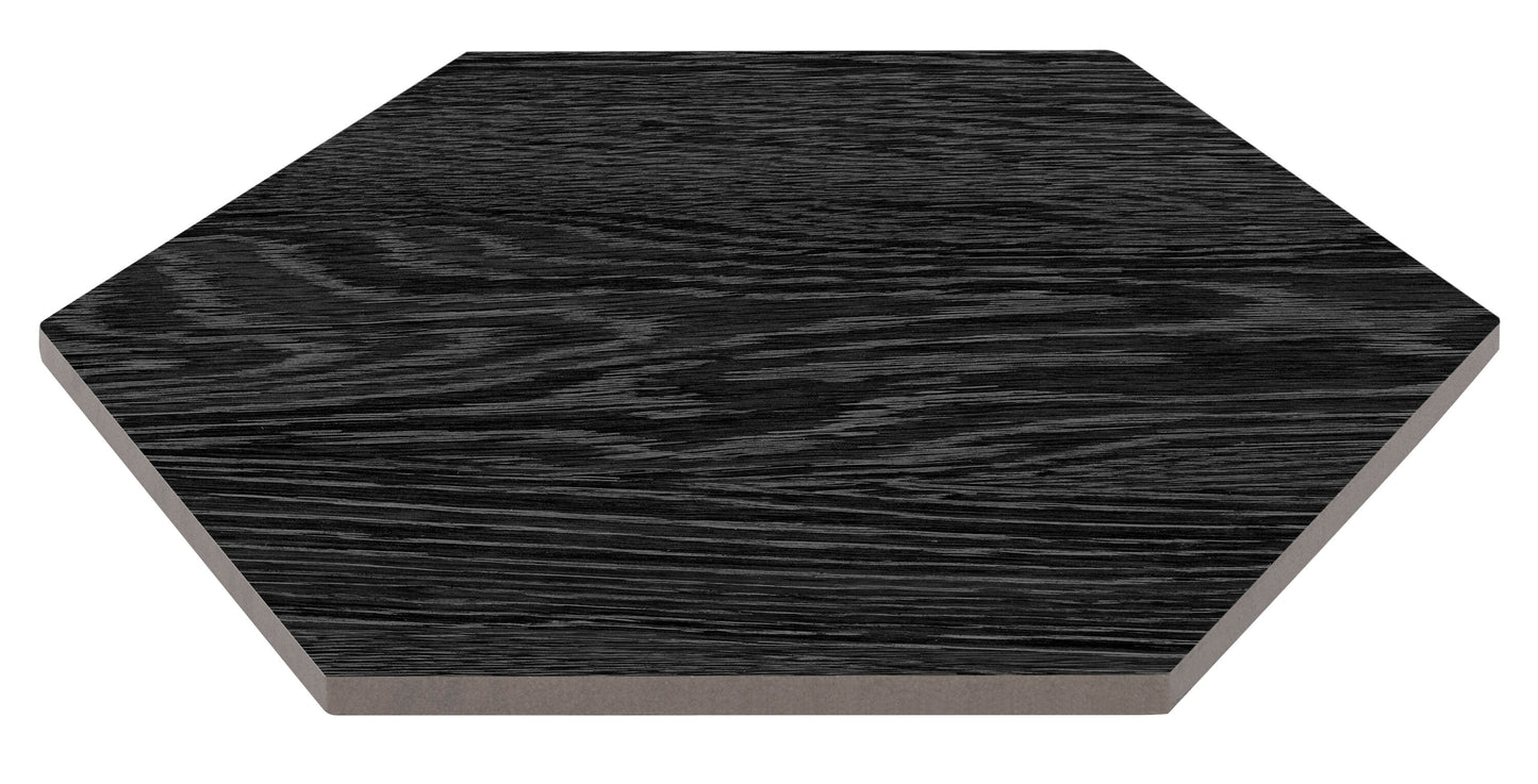 Satori Sedona Midnight 8-in x 10-in Matte Porcelain Hexagon Floor and Wall Tile (7.43-sq. ft/ Carton)