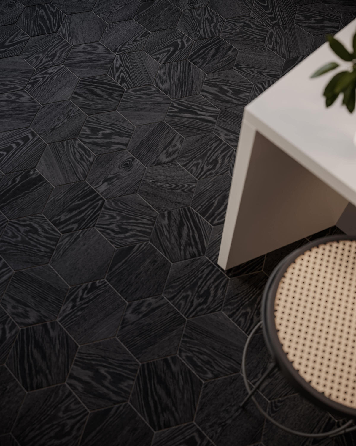 Satori Sedona Midnight 8-in x 10-in Matte Porcelain Hexagon Floor and Wall Tile (7.43-sq. ft/ Carton)