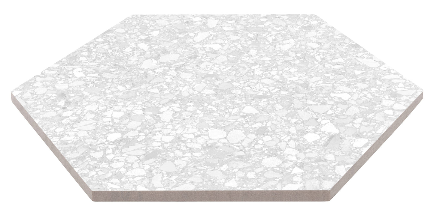 Satori Aurora Pearl 8-in x 10-in Matte Porcelain Hexagon Floor and Wall Tile (0.44-sq. ft/ Piece)