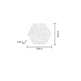 Satori Aurora Pearl 8-in x 10-in Matte Porcelain Hexagon Floor and Wall Tile (0.44-sq. ft/ Piece)