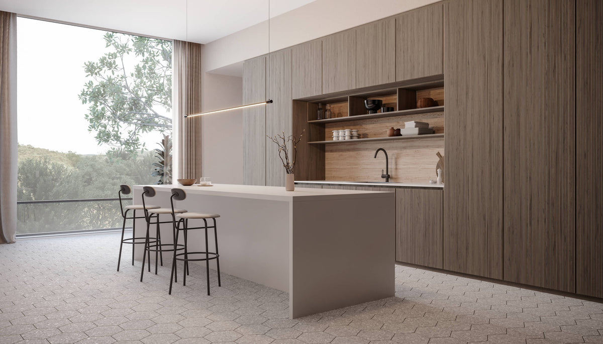 Satori Aurora Pearl 8-in x 10-in Matte Porcelain Hexagon Floor and Wall Tile (0.44-sq. ft/ Piece)
