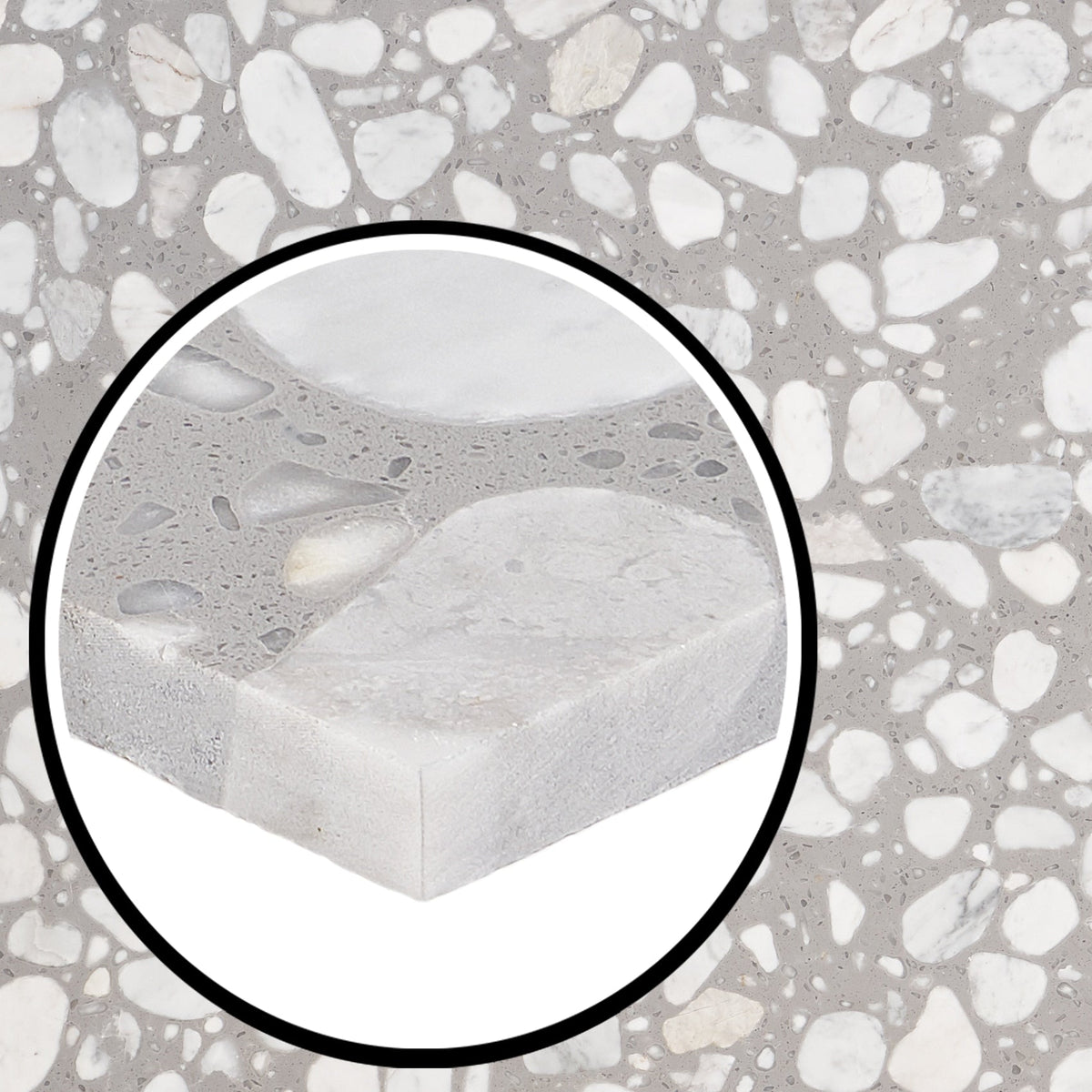 Artmore Tile Italia Grigio 24-in x 24-in Honed Natural stone Slate Multi-shaped Floor and Wall Tile product image