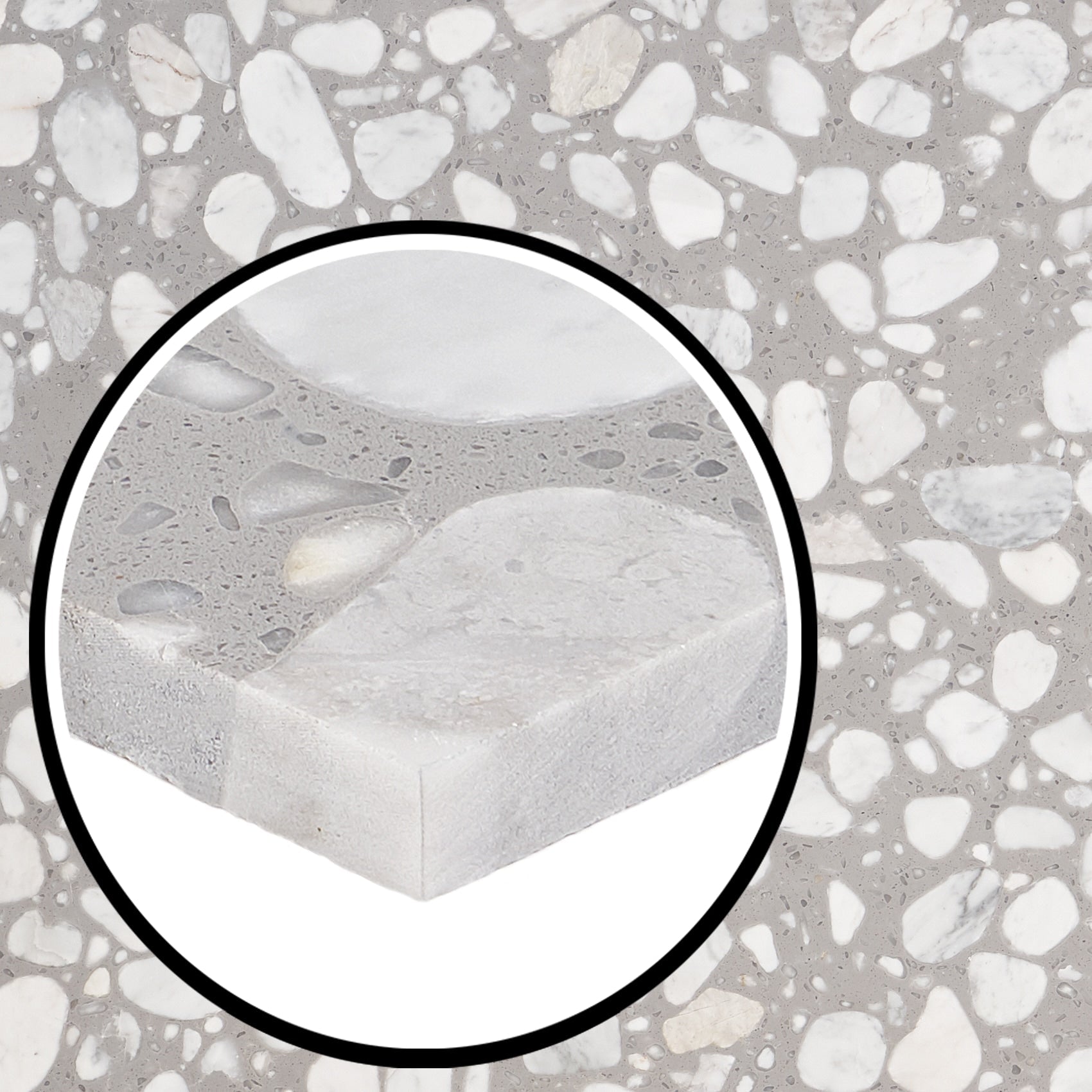 Artmore Tile Italia Grigio 24-in x 24-in Honed Natural stone Slate Multi-shaped Floor and Wall Tile product image
