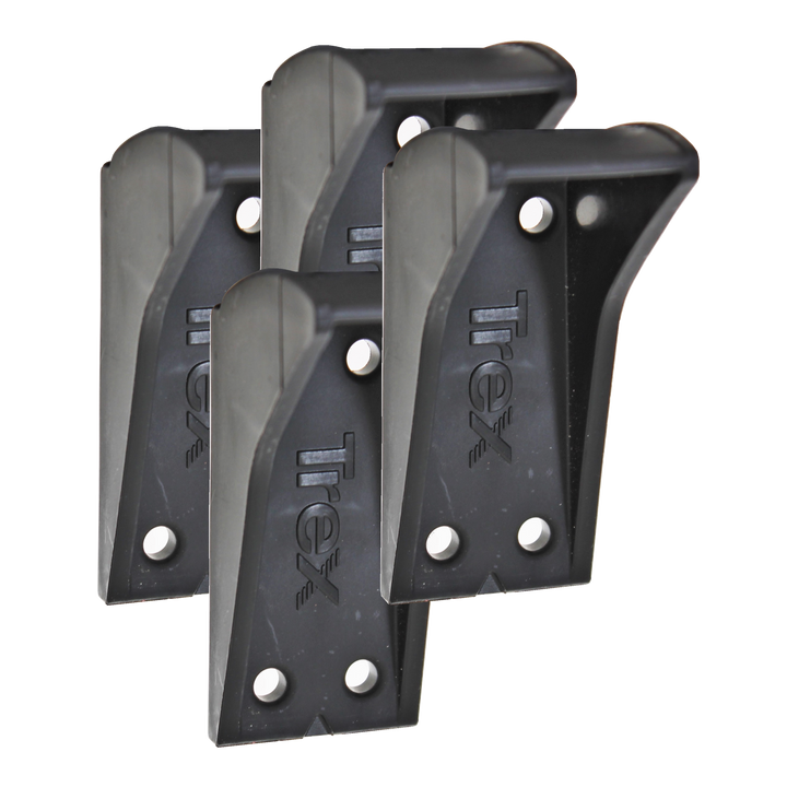 Trex Fencing 0.27-ft H x 0.17-ft W 4-Pack Black Privacy Composite Fence Panel