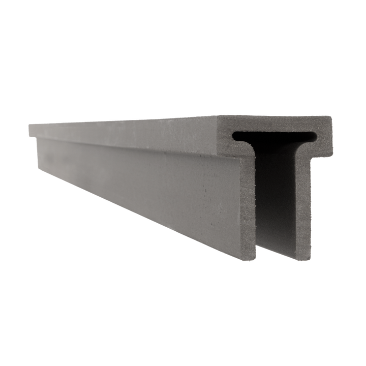 Trex Fencing 4-in x 7-in W x 8-ft L Winchester Grey Composite Fence Rail