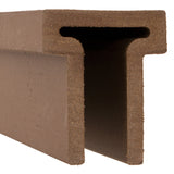 Trex Fencing 4-in x 7-in W x 8-ft L Saddle Composite Fence Rail