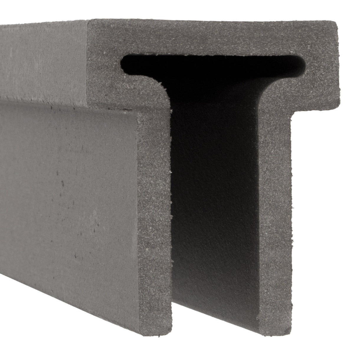 Trex Fencing 4-in x 7-in W x 8-ft L Winchester Grey Composite Fence Rail