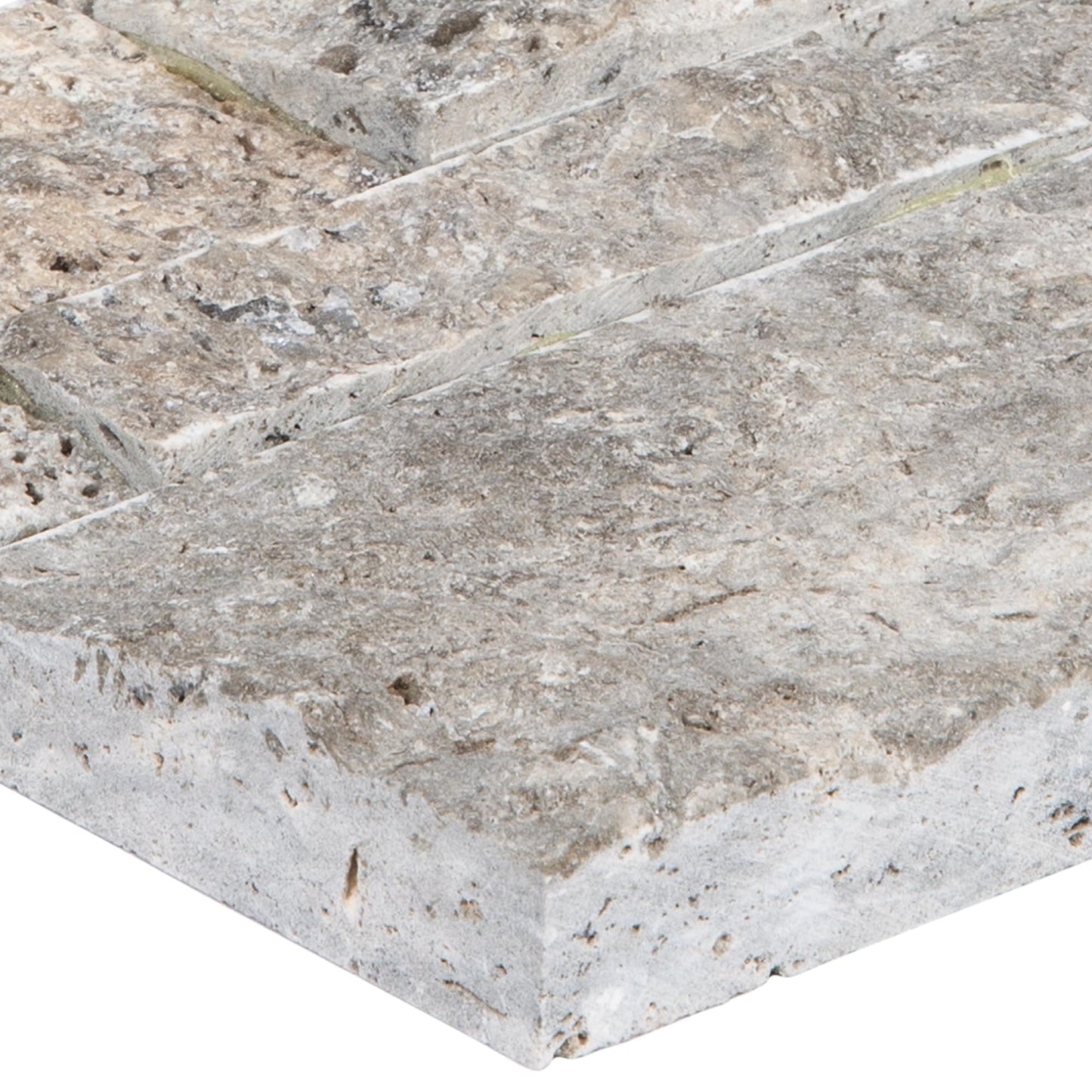 Satori Silver Crescent Ledgestone 6-in x 12-in Natural Stone Look Wall Tile (0.48-sq. ft/ Piece)